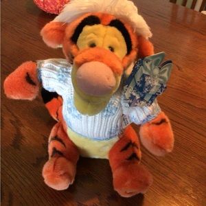 Disney Store Exclusive Tigger Plush Stuffed Animal with Winter Hat and Sweater